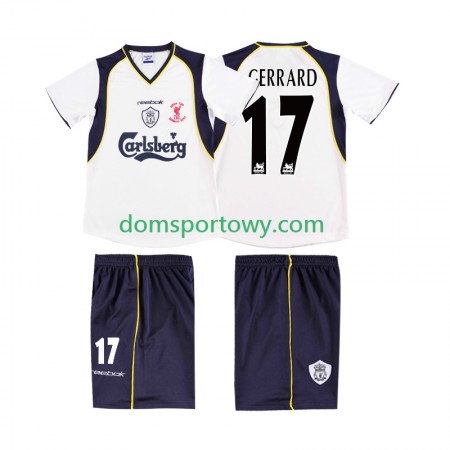 Koszulka Liverpool GERRARD 17 LWP 2001 Retro Wyjazdowe Koszulki Piłkarskie 2002 Krótki Rękaw